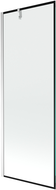 Mexen Next sprchová zástěna 1-křídlová 70 x 150 cm, černý rám, chrom - 895-070-000-00-70-01