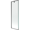 Mexen Next sprchová zástěna 1-křídlová 60 x 150 cm, černý rámeček, černá - 895-060-000-00-70-70