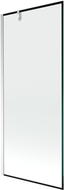 Mexen Next sprchová zástěna 1-křídlová 80 x 150 cm, černý rám, chrom - 895-080-000-00-70-01