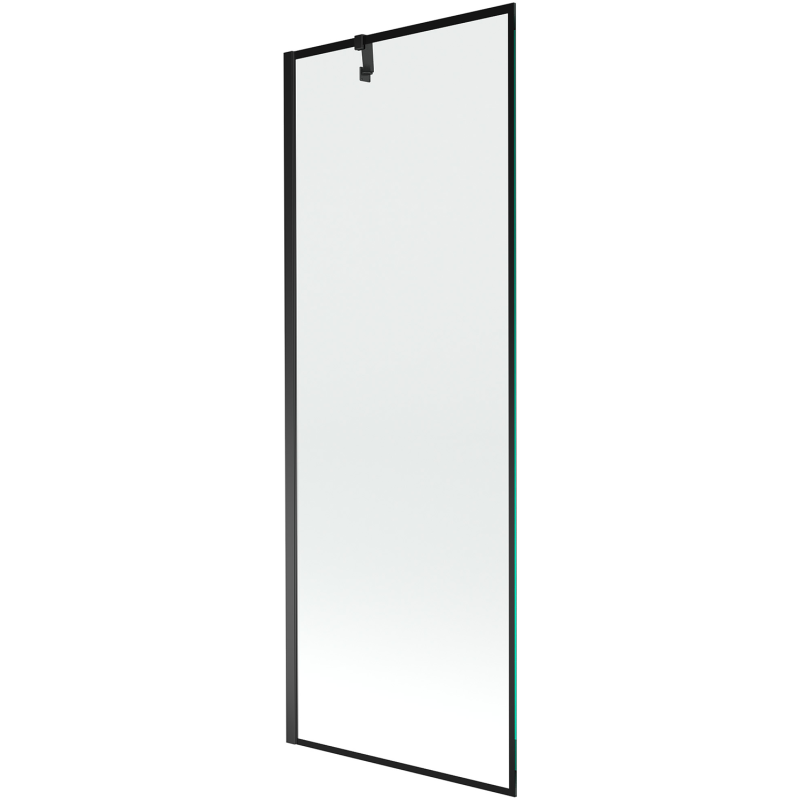 Mexen Next jednokřídlá vanová zástěna 70 x 150 cm, černý rám, černá - 895-070-000-00-70-70