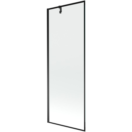 Mexen Next jednokřídlá vanová zástěna 70 x 150 cm, černý rám, černá - 895-070-000-00-70-70