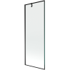 Mexen Next jednokřídlá vanová zástěna 70 x 150 cm, černý rám, černá - 895-070-000-00-70-70