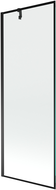 Mexen Next jednokřídlá vanová zástěna 70 x 150 cm, černý rám, černá - 895-070-000-00-70-70