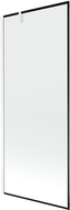 Mexen Next sprchová zástěna 1-křídlová 80 x 150 cm, černý rám, bílá - 895-080-000-00-70-20