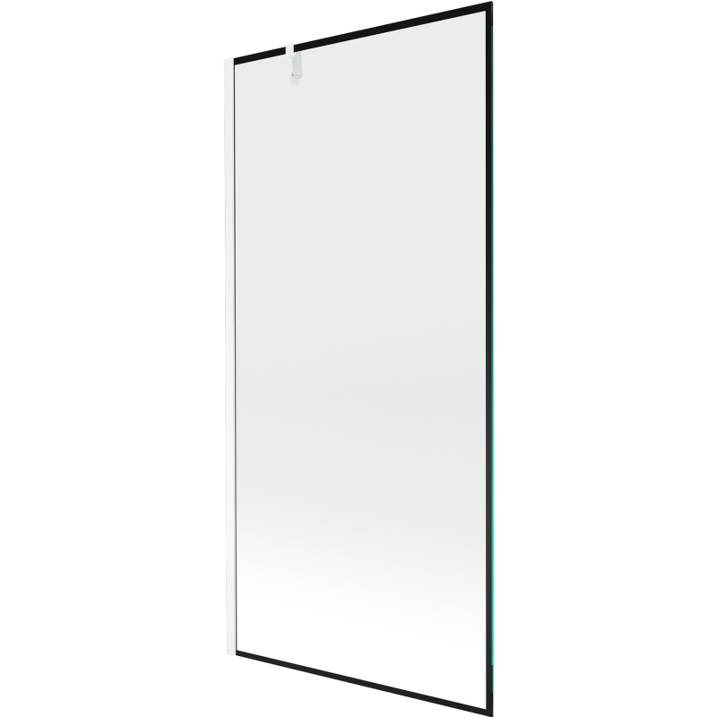 Mexen Next sprchová zástěna jednokřídlá 90 x 150 cm, černý rám, bílá - 895-090-000-00-70-20