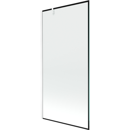 Mexen Next sprchová zástěna jednokřídlá 90 x 150 cm, černý rám, bílá - 895-090-000-00-70-20
