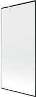 Mexen Next sprchová zástěna jednokřídlá 90 x 150 cm, černý rám, bílá - 895-090-000-00-70-20