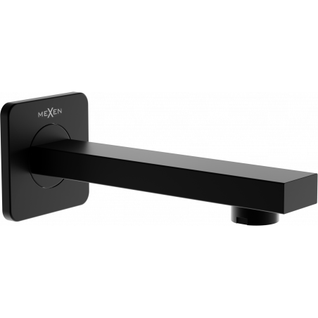 Mexen Cube nástěnná vanová výpusť, černá - 79370-70