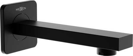 Mexen Cube nástěnná vanová výpusť, černá - 79370-70