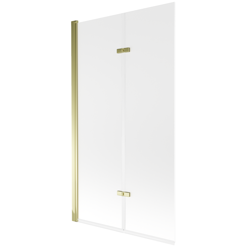 Mexen Castor vanová zástěna dvoukřídlová 100 x 150 cm, matný, zlatý - 892-100-002-50-30