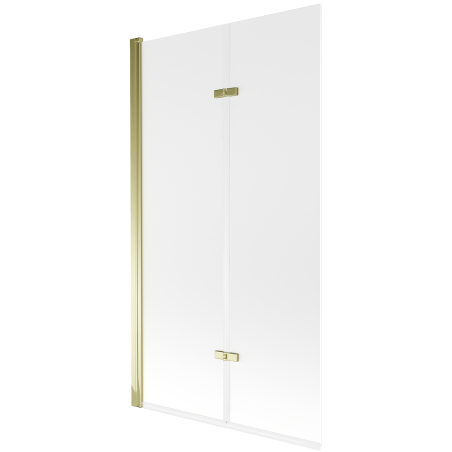 Mexen Castor vanová zástěna dvoukřídlová 100 x 150 cm, matný, zlatý - 892-100-002-50-30