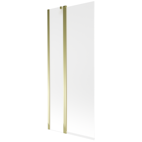 Mexen Flip vana zástěna dvoukřídlá 80 x 150 cm, matné sklo, zlatá - 894-080-101-50-30
