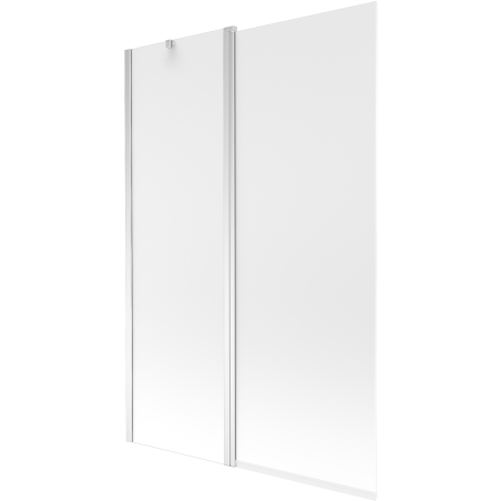 Mexen Flip vanová zástěna 2-dílná 120 x 150 cm, mat, chrom - 894-120-101-01-30