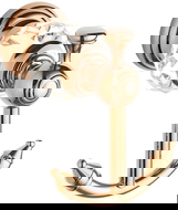 Mexen Estela dvojitý háček na ručník, růžové zlato - 7011535-60