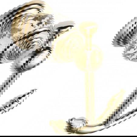 Mexen Estela dvojitý háček na ručník, zlatý - 7011535-50