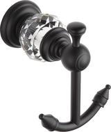 Mexen Estela dvojitý háček na ručník, černý - 7011535-70