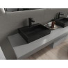 Mexen Ava umyvadlo na desku z konglomerátu 1/O 50 x 38 cm, černé - 23015071