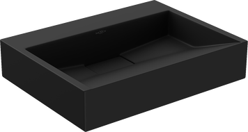 Mexen Ava umyvadlo na desku z konglomerátu B/O 50 x 38 cm, černá - 23015070