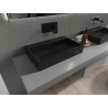 Mexen Ava umyvadlo na desku z konglomerátu B/O 60 x 38 cm, černé - 23016070