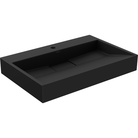 Mexen Ava umyvadlo na desku z konglomerátu 1/O 70 x 46 cm, černé - 23017071