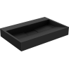 Mexen Ava umyvadlo na desku z konglomerátu B/O 70 x 46 cm, černá - 23017070