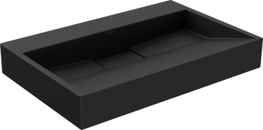 Mexen Ava umyvadlo na desku z konglomerátu B/O 70 x 46 cm, černá - 23017070