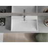 Mexen Ava umývátko na desku z konglomerátu 1/O 80 x 46 cm, bílá - 23018001