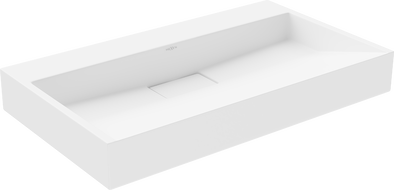 Mexen Ava umyvadlo na desku z konglomerátu B/O 80 x 46 cm, bílá - 23018000