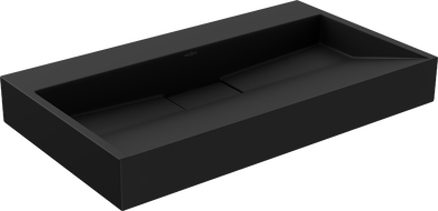Mexen Ava umyvadlo na desku z konglomerátu B/O 80 x 46 cm, černá - 23018070