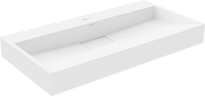 Mexen Ava umyvadlo na desku z konglomerátu 1/O 90 x 46 cm, bílá - 23019001