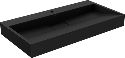 Mexen Ava umyvadlo na desku z konglomerátu 1/O 90 x 46 cm, černá - 23019071