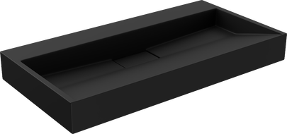 Mexen Ava umyvadlo na desku z konglomerátu B/O 90 x 46 cm, černá - 23019070