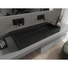 Mexen Ava umyvadlo na desku z konglomerátu B/O 100 x 46 cm, černé - 23011070