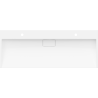Mexen Ava umyvadlo na desku z konglomerátu 2/O 120 x 46 cm, bílá - 23011202