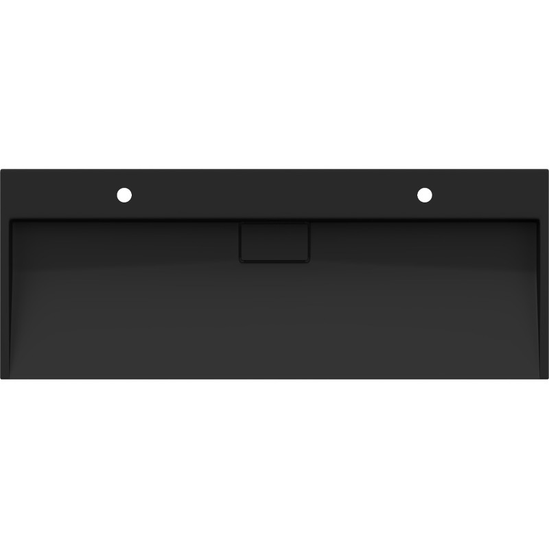 Mexen Ava umyvadlo na desku z konglomerátu 2/O 120 x 46 cm, černé - 23011272