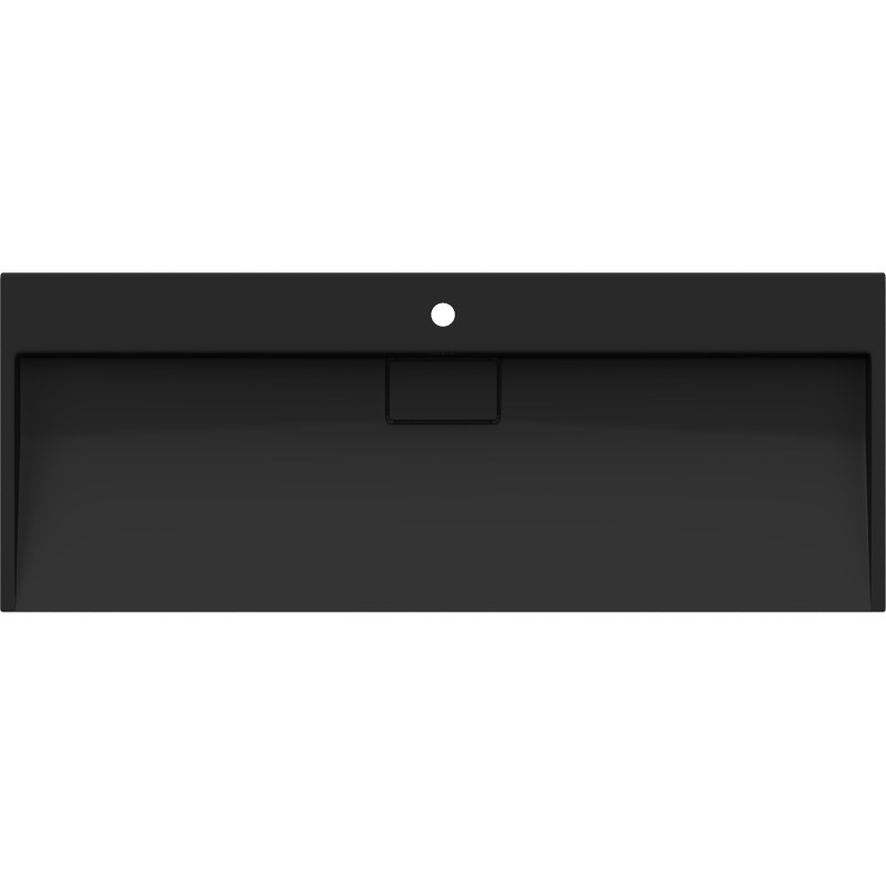 Mexen Ava umyvadlo na desku z konglomerátu 1/O 120 x 46 cm, černé - 23011271