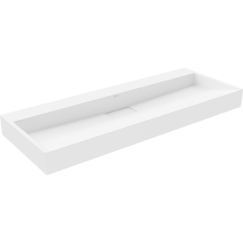 Mexen Ava umyvadlo na desce z konglomerátu B/O 120 x 46 cm, bílá - 23011200