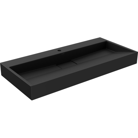 Mexen Ava umyvadlo na desku z konglomerátu 1/O 100 x 46 cm, černá - 23011071