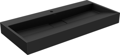Mexen Ava umyvadlo na desku z konglomerátu 1/O 100 x 46 cm, černá - 23011071