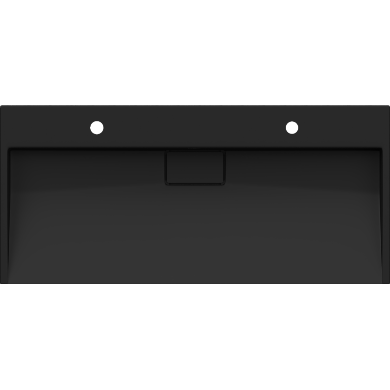 Mexen Ava umyvadlo na desku z konglomerátu 2/O 100 x 46 cm, černá - 23011072