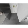 Mexen Kioto sprchová stěna Walk-in 110 x 200 cm, pruhy 8 mm, zlatá - 800-110-101-50-09
