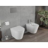 Mexen Rico WC mísa Rimless se zpomalovacím prkénkem slim, duroplast, bílý lesk - 30720300