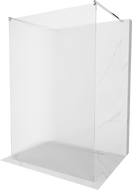 Mexen Kioto volně stojící sprchová stěna 100 x 200 cm, proužky 8 mm, chrom - 800-100-002-01-09