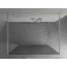 Mexen Kioto volně stojící sprchová stěna 140 x 200 cm, proužky 8 mm, chrom - 800-140-002-01-09