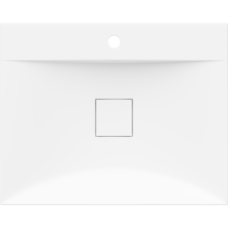 Mexen Poli umyvadlo na desku z konglomerátu 1/O 60 x 48 cm, bílá - 23026001