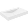 Mexen Poli umyvadlo na desku z konglomerátu 1/O 80 x 48 cm, bílá - 23028001