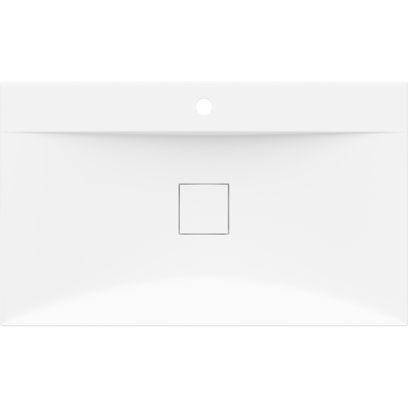 Mexen Poli umyvadlo na desku z konglomerátu 1/O 80 x 48 cm, bílá - 23028001