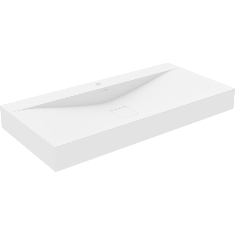 Mexen Poli umyvadlo na desku z konglomerátu 1/O 100 x 48 cm, bílá - 23021001