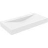 Mexen Poli nástěnný umyvadlo z konglomerátu 1/O 100 x 48 cm, bílá - 23021001