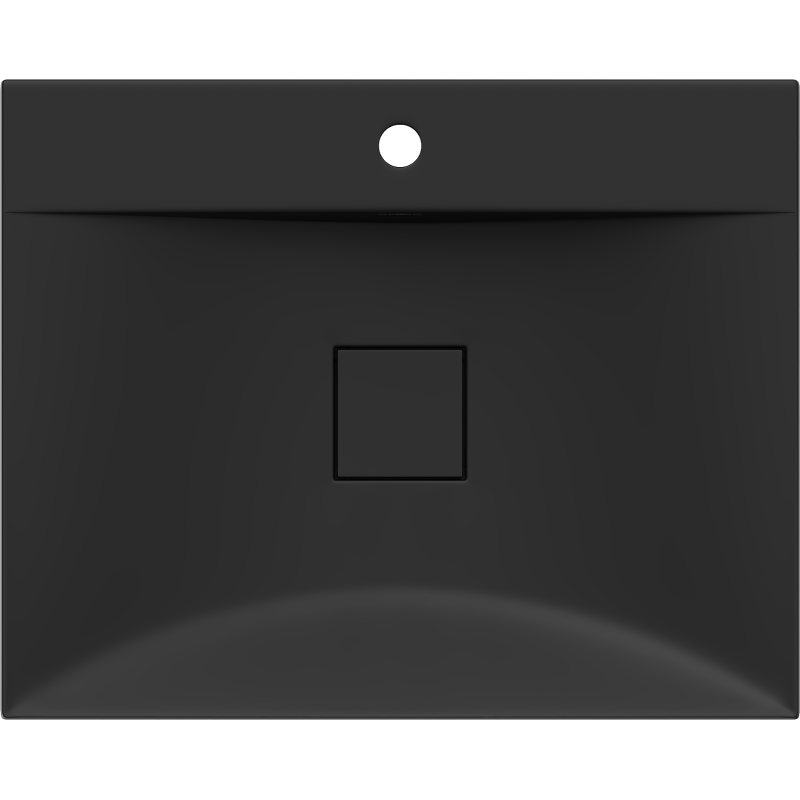 Mexen Poli umyvadlo na desku z konglomerátu 1/O 60 x 48 cm, černá - 23026071